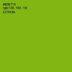 #80B713 - Citron Color Image