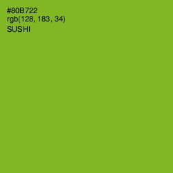 #80B722 - Sushi Color Image