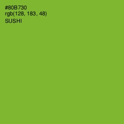 #80B730 - Sushi Color Image