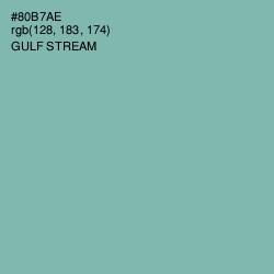 #80B7AE - Gulf Stream Color Image