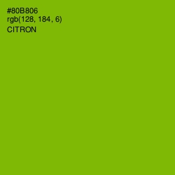 #80B806 - Citron Color Image
