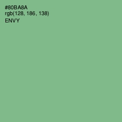 #80BA8A - Envy Color Image