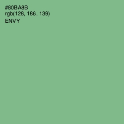 #80BA8B - Envy Color Image