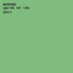 #80BB80 - Envy Color Image