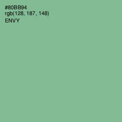 #80BB94 - Envy Color Image