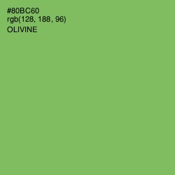 #80BC60 - Olivine Color Image