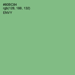 #80BC84 - Envy Color Image
