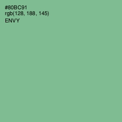 #80BC91 - Envy Color Image