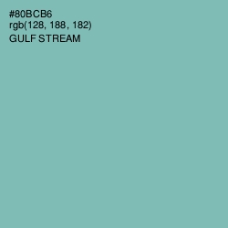 #80BCB6 - Gulf Stream Color Image
