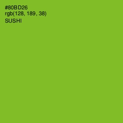 #80BD26 - Sushi Color Image