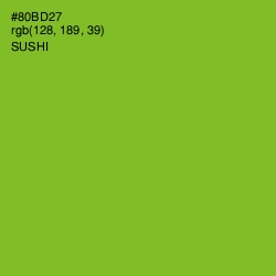 #80BD27 - Sushi Color Image