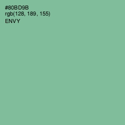#80BD9B - Envy Color Image