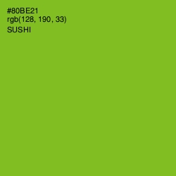 #80BE21 - Sushi Color Image