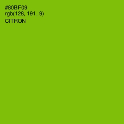 #80BF09 - Citron Color Image