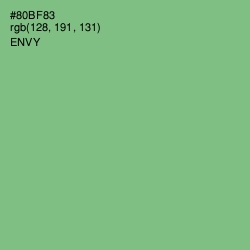 #80BF83 - Envy Color Image
