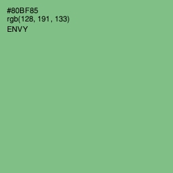 #80BF85 - Envy Color Image