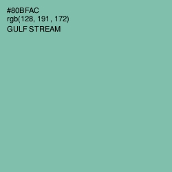 #80BFAC - Gulf Stream Color Image