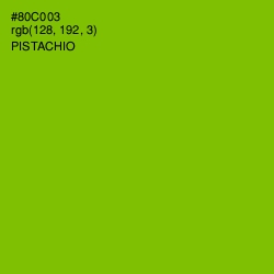 #80C003 - Pistachio Color Image