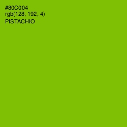 #80C004 - Pistachio Color Image