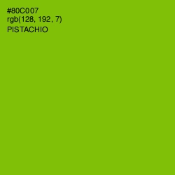 #80C007 - Pistachio Color Image