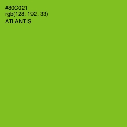 #80C021 - Atlantis Color Image