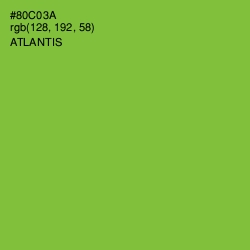 #80C03A - Atlantis Color Image