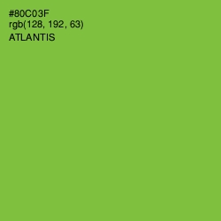 #80C03F - Atlantis Color Image