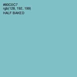 #80C0C7 - Half Baked Color Image