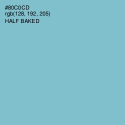 #80C0CD - Half Baked Color Image