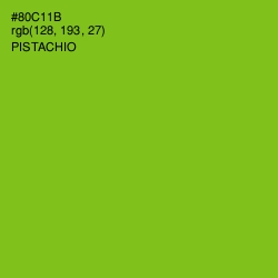 #80C11B - Pistachio Color Image