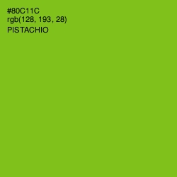 #80C11C - Pistachio Color Image