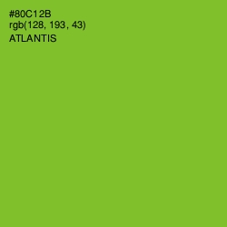 #80C12B - Atlantis Color Image