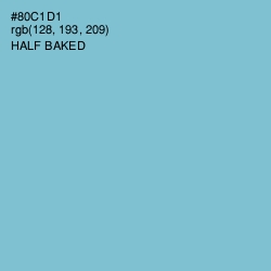 #80C1D1 - Half Baked Color Image