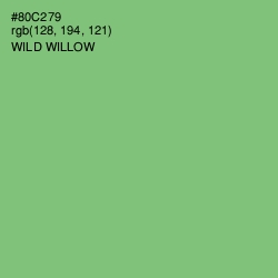 #80C279 - Wild Willow Color Image