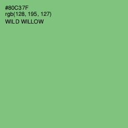 #80C37F - Wild Willow Color Image