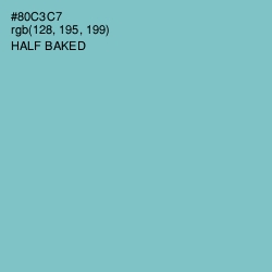 #80C3C7 - Half Baked Color Image