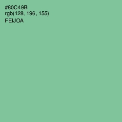 #80C49B - Feijoa Color Image