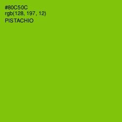 #80C50C - Pistachio Color Image