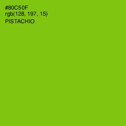 #80C50F - Pistachio Color Image