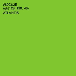 #80C62E - Atlantis Color Image