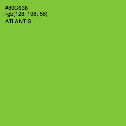 #80C638 - Atlantis Color Image