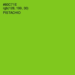 #80C71E - Pistachio Color Image