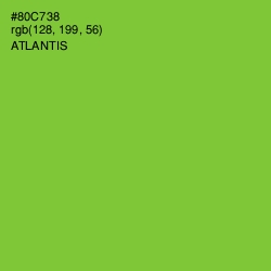 #80C738 - Atlantis Color Image