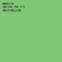 #80C775 - Wild Willow Color Image