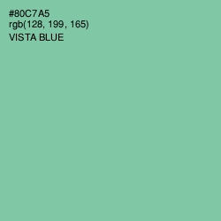 #80C7A5 - Vista Blue Color Image