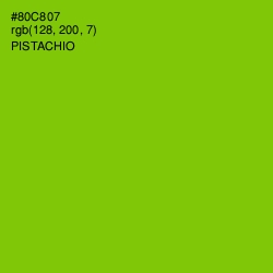 #80C807 - Pistachio Color Image