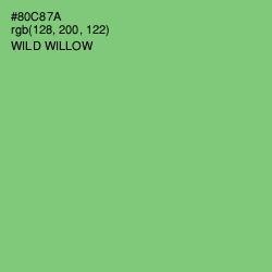 #80C87A - Wild Willow Color Image