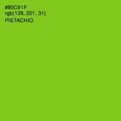 #80C91F - Pistachio Color Image