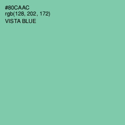 #80CAAC - Vista Blue Color Image