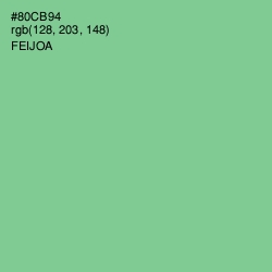 #80CB94 - Feijoa Color Image